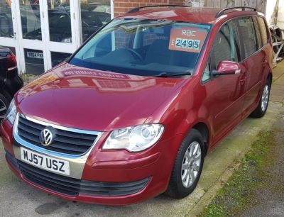 Volkswagen Touran 1.9 TOURAN S TDI 105 MPV Diesel Red at All Right Autos Hull