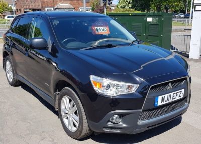 Mitsubishi ASX 1.8 ASX 4 CLEAR TEC DI-D Hatchback Diesel Black at All Right Autos Hull